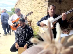 Musiciens lors d’une réception au Domaine des Hirondelles